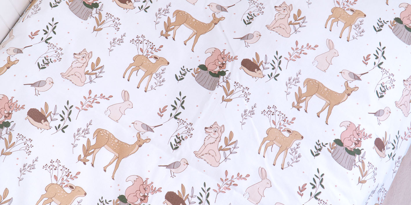 Pościel 100x160 cm 100% bawełna las granat